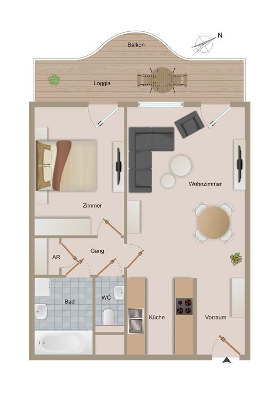 Sky View Apartment Вена Экстерьер фото